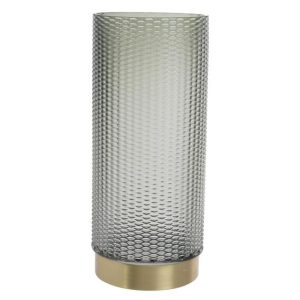 FLORERO DE VIDRIO / 12.5x12.5x30CM